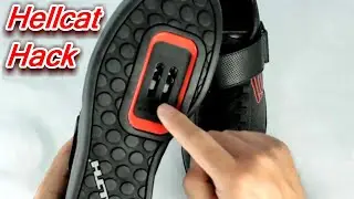 MTB // Five Ten Hellcat // Clipless Shoe Sole Plate Filler Hack