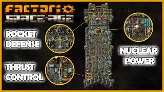 An AQUILO worthy spaceship - Controlled Trust, Asteroid balancing - Factorio Space Age Tips & Tricks
