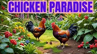 Bug Hunt & Berry Bites: Chickens Thrive in Permaculture Paradise 🐓🌱