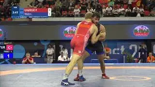Qual. GR - 97 kg: P. KAMINSKI (POL) v. I. TIGCI (TUR)