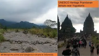 Day trip Merapi volcano and Prambanan temple #yogyakarta #merapi #indonesia