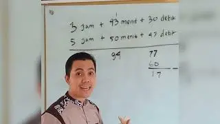 Cara mudah penjumlahan waktu jam menit detik