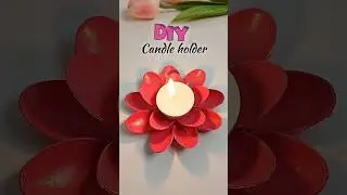DIY candle holder #arts #crafts #handmade #shorts #diy