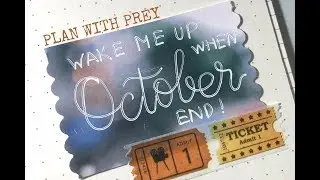 Lập kế hoạch tháng 10 ♥ Thử thách bản thân với layout in sẵn | Plan With Prey ♥