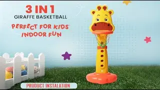 3 in 1 Giraffe Basketball(PGS-7703): Assembling