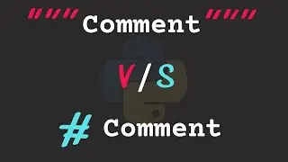 Hash Symbol vs Triple Quotes to Write Comments | Python Tutorials