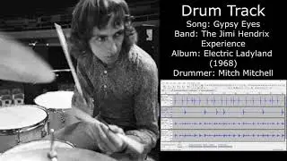 Gypsy Eyes (The Jimi Hendrix Experience) • Drum Track