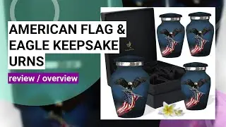 Review: Patriotic American Flag & Eagle Keepsake Urns for Veterans