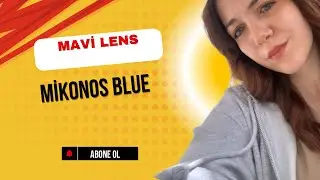 M&uuml;kemmel mavi lens ❤️ Mikonos blue Fx eyes - Hypnose