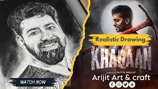 KHADAAN | Dev (Deepak Adhikari ) New Look Drawing Time-Lapse | Simple Pencil Sketch