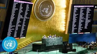 Ukraine: UN General Assembly Adoption of Resolution | Conclusion of Emergency Special Session