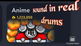 Real drums |anime| drum kit| hear different sounds