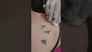 small birds tattoo  #magucink#dehradoon #tattooartist