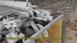 Fully Automatic Horizontal Gabion Box Hexagonal Wire Mesh Weaving Machine Stone Cage Making Machine