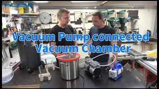 Vacuum Pump Connected to Vacuum Chamber | Easy Setup Tutorial + Size Options