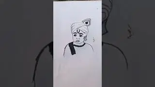 Bal Krishna Drawing || Vrindavan Krishna bhagwan Drawing #drawing #sketch #art #drawingkrishna