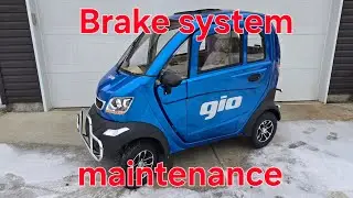 How to replace brake pads on Gio Golf mobility scooter