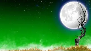 New Moon Effect Green Screen Video With Night Background Video Effects HD 2025