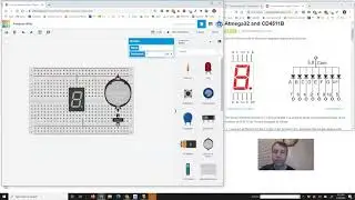 Wire up a 7 segment display in TinkerCAD circuits