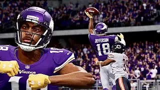 JUSTIN JEFFERSON MADDEN 21 NEXT GEN BEST CATCHES COMPILATION!! ONE HANDED CATCHES AND TOUCHDOWNS!!