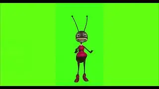 ANT #7  || GREEN SCREEN || 4k || ANIMATION  || FREE 3D