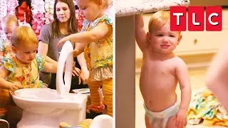 Potty-Training Disaster With Quintuplets! | OutDaughtered | TLC