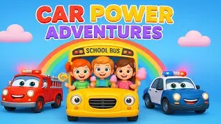 Big Wheels,Bright Smiles|Car Power Adventures| Vroom Car Power Party &lrm;⁨@TwinBabiesTv⁩&nbsp; #recommended 