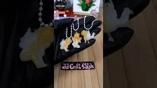 👼 Epoxy Resin Art | DIY Resin Angel Keychain from leftover resin #shorts #epoxyresinart