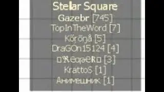 Evades.io [Stellar Square] Old Record Level - 745 (Timelapse)