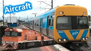 Trains at Aircraft (ft the Great Southern) - Metro Trains Melbourne