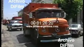 Conflicto trabajadores recoleccion de residuos San Justo 1990