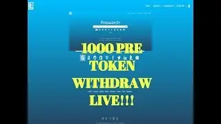 1000 pre token withdraw live!!! by kanil islam