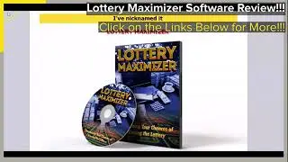 Lottery Maximizer Software Review!!!! Best Lottery Software 2021