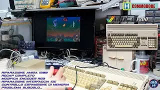 Salviamo l'Amiga 1200! RECAP Completo, Upgrade Encoder RGB, Riparazione IDE e Test RAM
