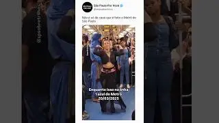 Metr&ocirc; de S&atilde;o Paulo | Dan&ccedil;a do ventre na Linha 1-Azul | #saopauloporvoce #sp