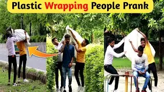 Plastic Wrapping Prank | Plastic Wrapping Prank In india |Box Wrapping Prank | Sunil Saroj