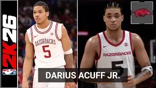 NBA 2K26 Darius Acuff Jr. Creation Tutorial