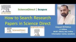 sciencedirect|elsevier|journal|article|How to Search Research Papers in Science Direct