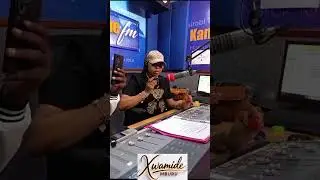 H. E Rigathi on a phone call with Muthoni wakirumba in Kameme fm