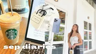 sep vlog | iphone 13 pro unboxing 📱, studying, jo malone event 💐