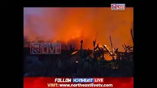 Meghalaya: Fire Breaks Out At Geonka Compound Near Angali Cinema Hall In Shillong