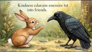 The Rabbit and the Crow | The English Story Time | #theenglishstorytime #story #animatedstory #kids