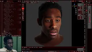 [work in progress] Blender 3D: Tyler the Creator Character Study Part 3 #facebuilder #adobephotoshop