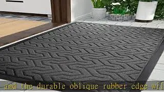 Yimobra Front Door Mat, All-Season Heavy Duty Durable Door Mat for Home Entrance, Garage and Garden