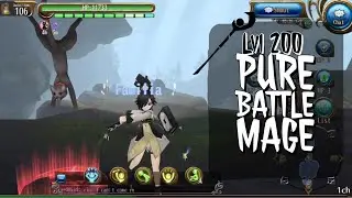 New Pure Battle Mage Build and Gameplay - Lvl 200 - Toram Online - not4u2nv
