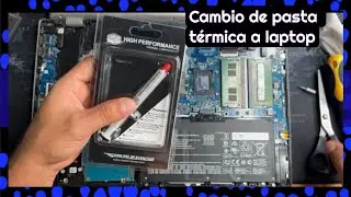 Como cambiar la PASTA TÉRMICA del procesador de mi LAPTOP 2024