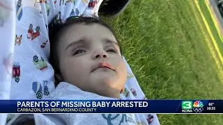 Parents of missing California baby arrested in murder investigation