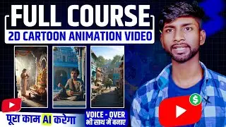 AI Se 2D Cartoon Animation Comedy Video Kaise Banaye? | No Editing AI Cartoon Video Kaise Banaye? |
