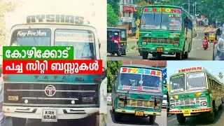 കോഴിക്കോട്ടെ പച്ച സിറ്റി ബസ്സുകൾ | Green colour City Buses in Kozhikode