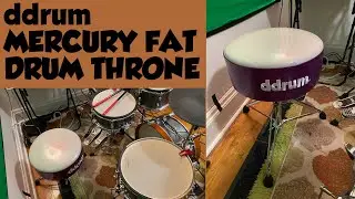 ddrum Mercury Fat (MFAT) Drum Throne - Best Pork Pie Alternative!